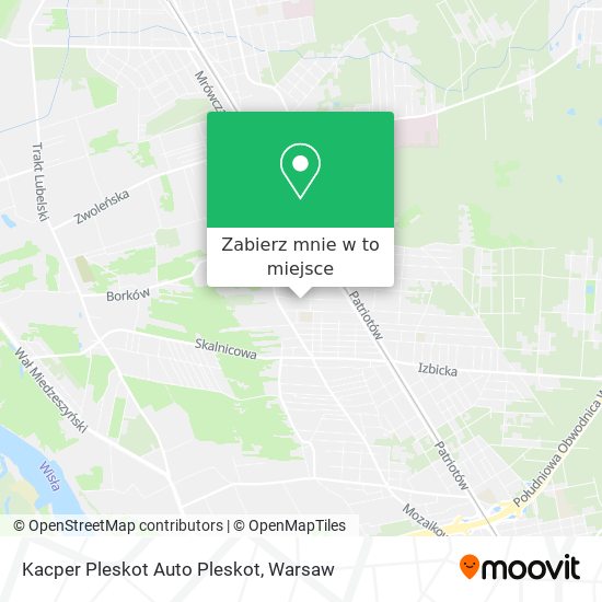 Mapa Kacper Pleskot Auto Pleskot