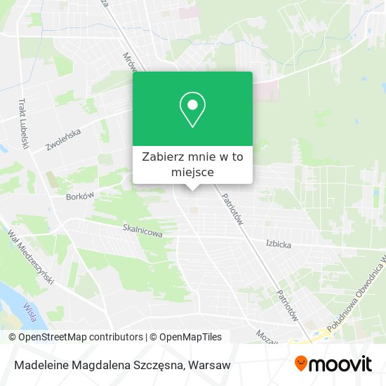 Mapa Madeleine Magdalena Szczęsna