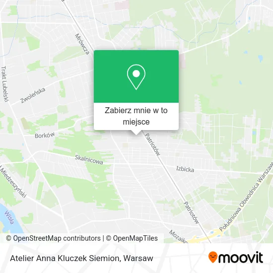 Mapa Atelier Anna Kluczek Siemion