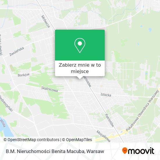 Mapa B.M. Nieruchomości Benita Macuba