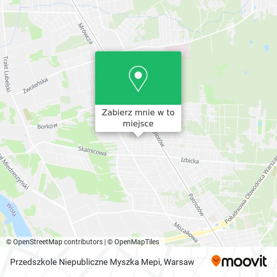 Mapa Przedszkole Niepubliczne Myszka Mepi