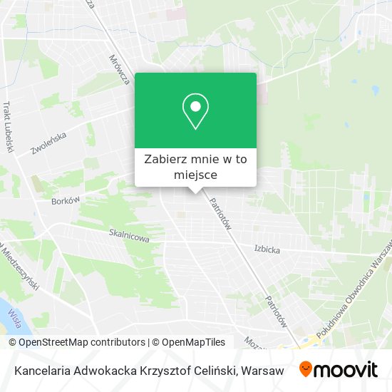 Mapa Kancelaria Adwokacka Krzysztof Celiński