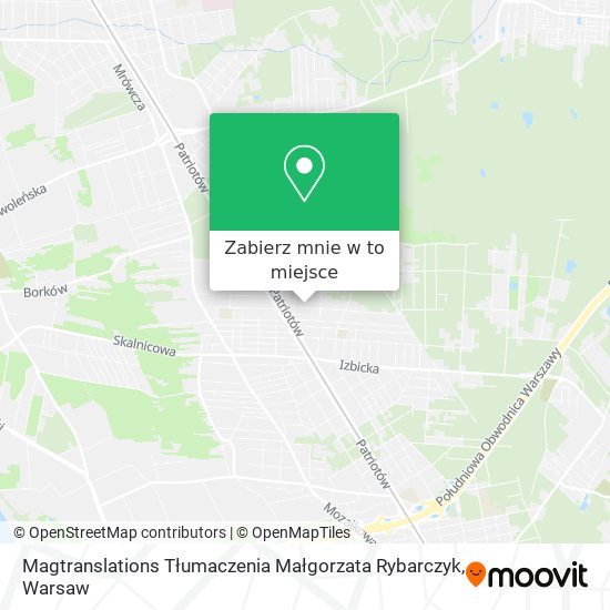 Mapa Magtranslations Tłumaczenia Małgorzata Rybarczyk