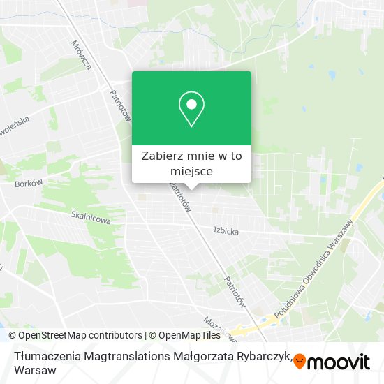 Mapa Tłumaczenia Magtranslations Małgorzata Rybarczyk