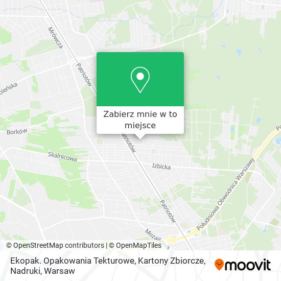 Mapa Ekopak. Opakowania Tekturowe, Kartony Zbiorcze, Nadruki