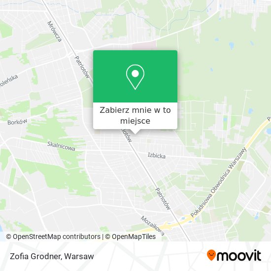 Mapa Zofia Grodner