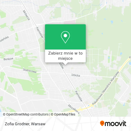 Mapa Zofia Grodner