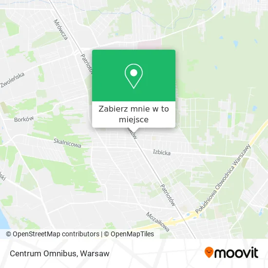 Mapa Centrum Omnibus