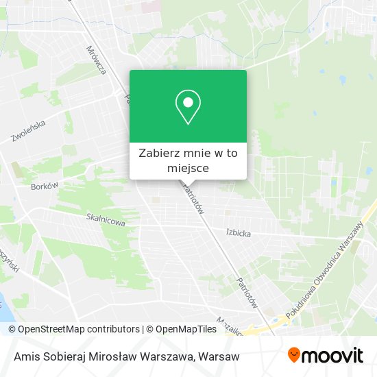 Mapa Amis Sobieraj Mirosław Warszawa