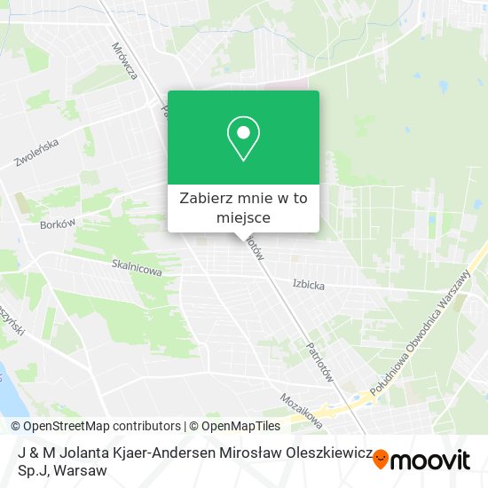 Mapa J & M Jolanta Kjaer-Andersen Mirosław Oleszkiewicz Sp.J