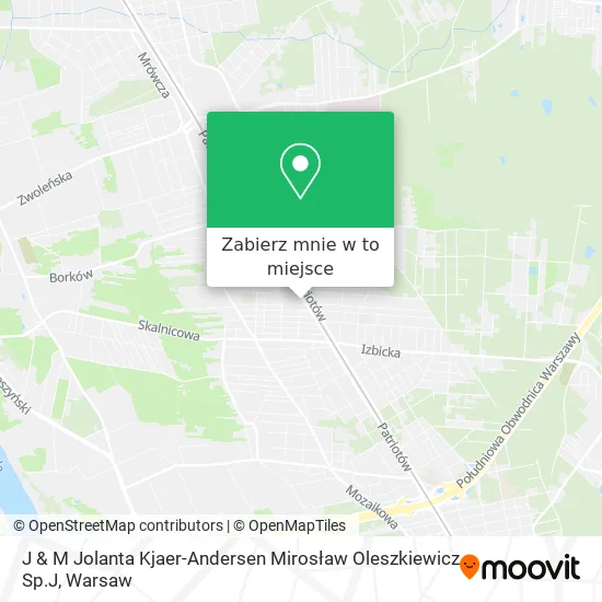 Mapa J & M Jolanta Kjaer-Andersen Mirosław Oleszkiewicz Sp.J