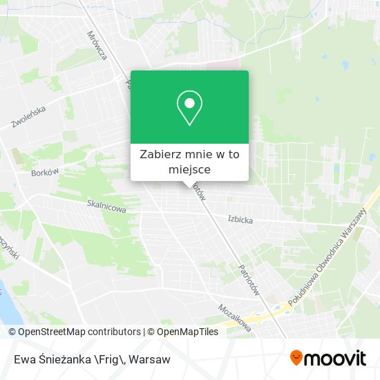 Mapa Ewa Śnieżanka \Frig\