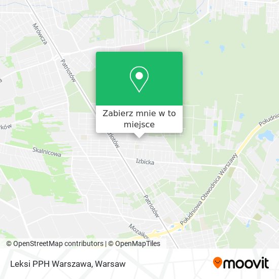 Mapa Leksi PPH Warszawa