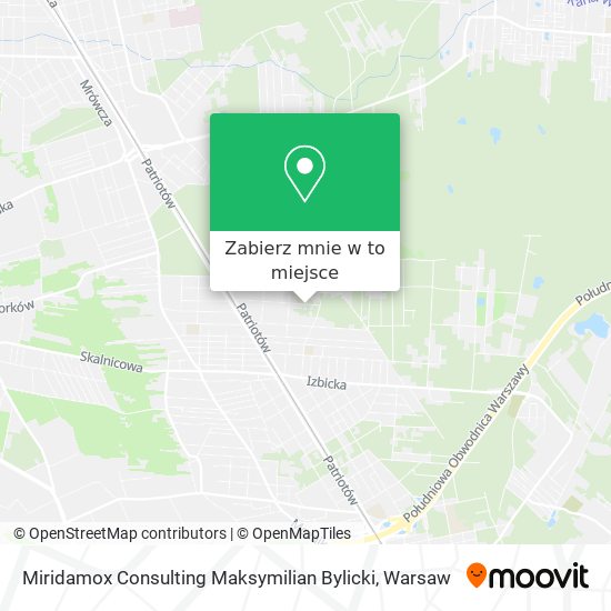 Mapa Miridamox Consulting Maksymilian Bylicki