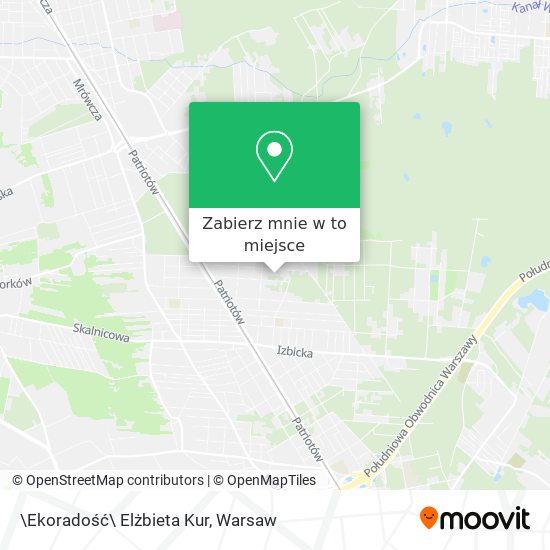 Mapa \Ekoradość\ Elżbieta Kur