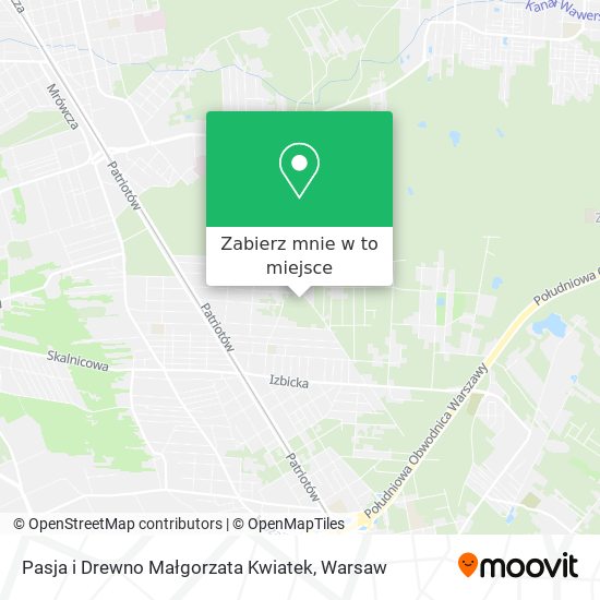 Mapa Pasja i Drewno Małgorzata Kwiatek