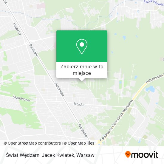 Mapa Świat Wędzarni Jacek Kwiatek