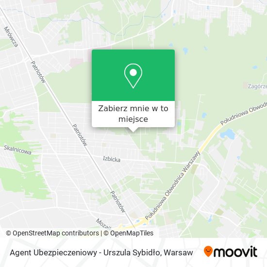 Mapa Agent Ubezpieczeniowy - Urszula Sybidło