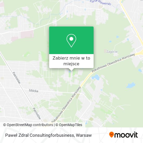 Mapa Paweł Zdral Consultingforbusiness