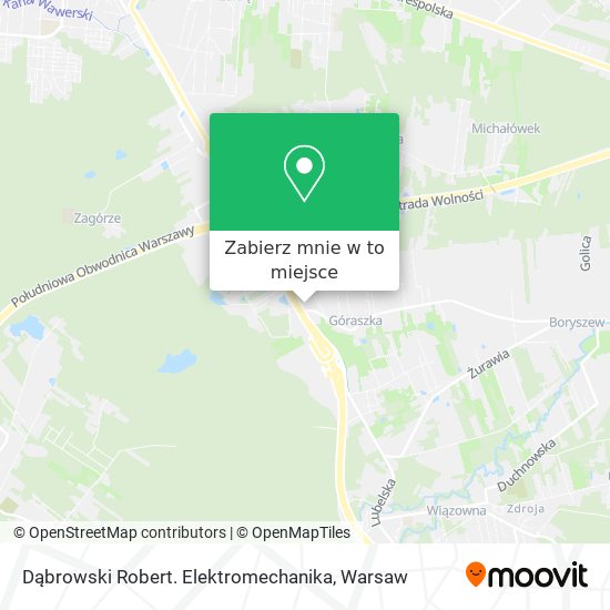 Mapa Dąbrowski Robert. Elektromechanika