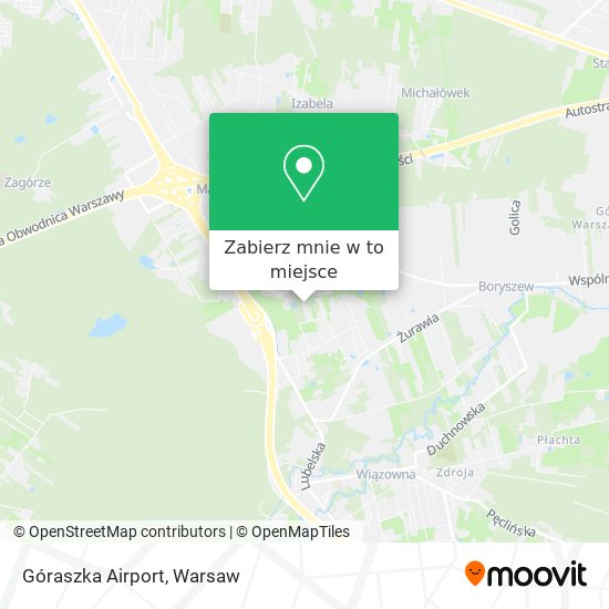 Mapa Góraszka Airport