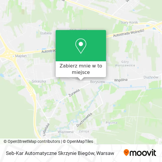 Mapa Seb-Kar Automatyczne Skrzynie Biegów