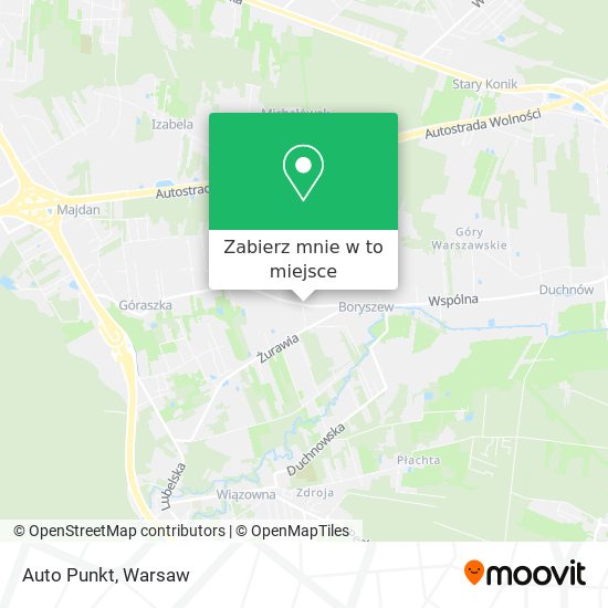 Mapa Auto Punkt