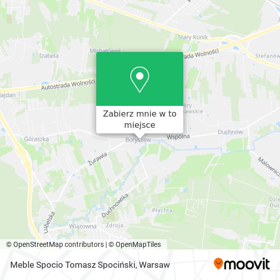 Mapa Meble Spocio Tomasz Spociński