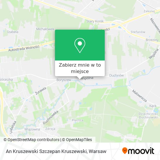 Mapa An Kruszewski Szczepan Kruszewski