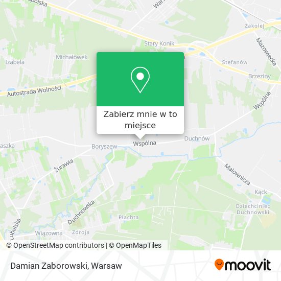 Mapa Damian Zaborowski