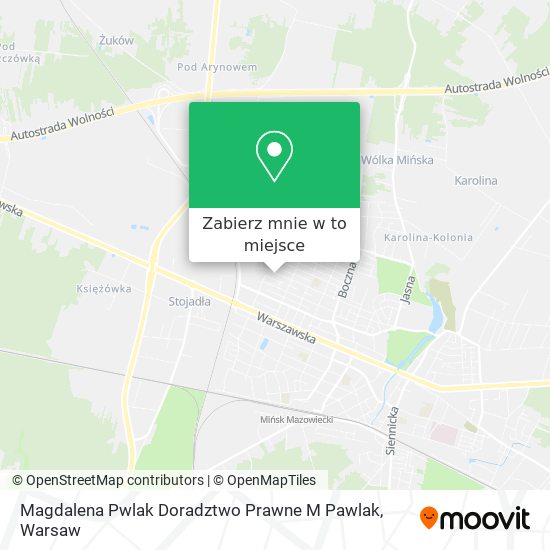 Mapa Magdalena Pwlak Doradztwo Prawne M Pawlak