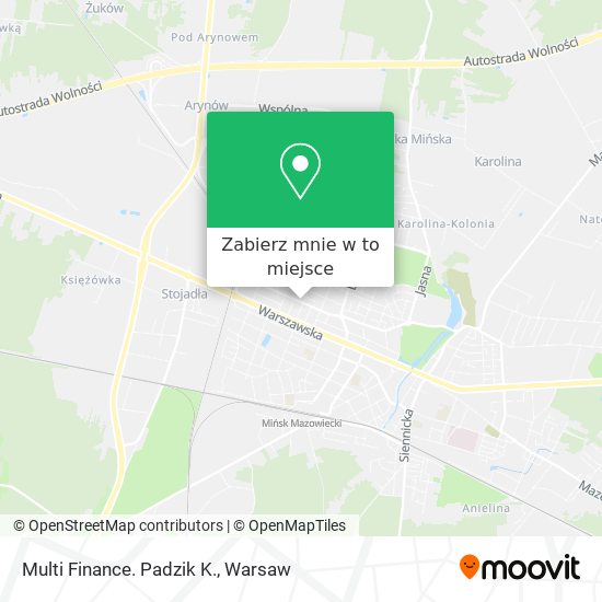 Mapa Multi Finance. Padzik K.