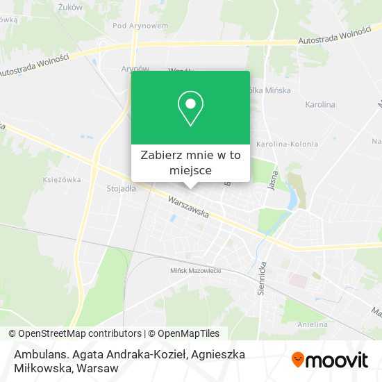 Mapa Ambulans. Agata Andraka-Kozieł, Agnieszka Miłkowska