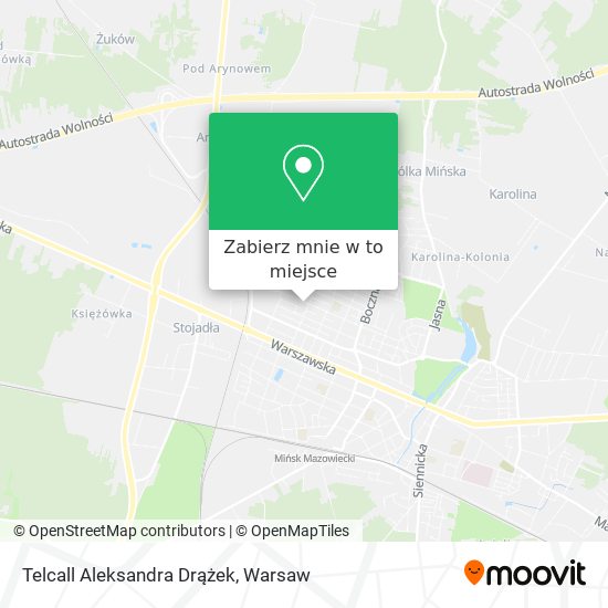 Mapa Telcall Aleksandra Drążek