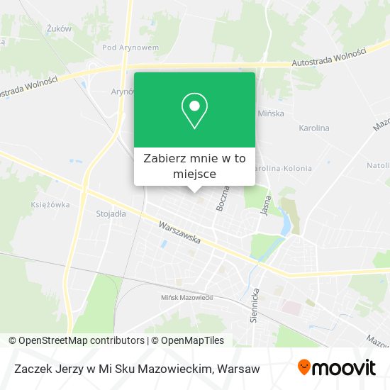 Mapa Zaczek Jerzy w Mi Sku Mazowieckim