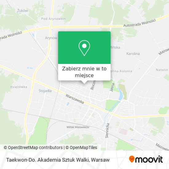 Mapa Taekwon-Do. Akademia Sztuk Walki