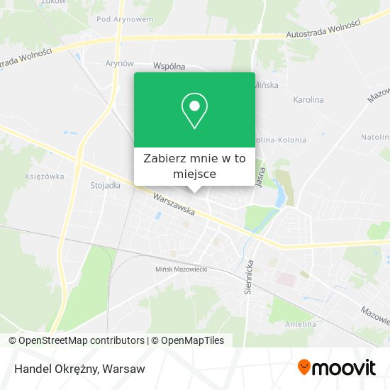 Mapa Handel Okrężny