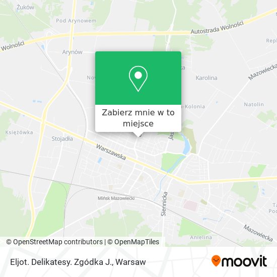 Mapa Eljot. Delikatesy. Zgódka J.