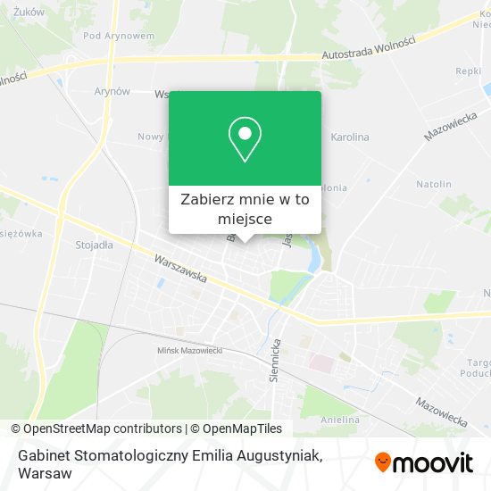 Mapa Gabinet Stomatologiczny Emilia Augustyniak