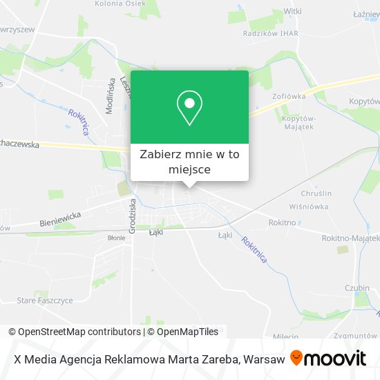 Mapa X Media Agencja Reklamowa Marta Zareba