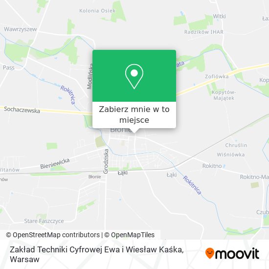 Mapa Zakład Techniki Cyfrowej Ewa i Wiesław Kaśka