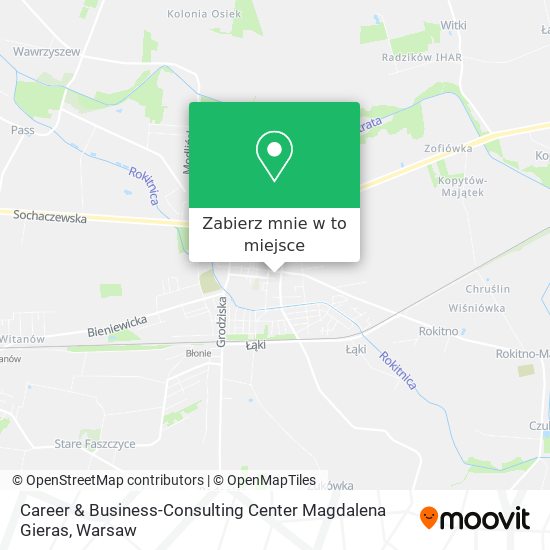 Mapa Career & Business-Consulting Center Magdalena Gieras