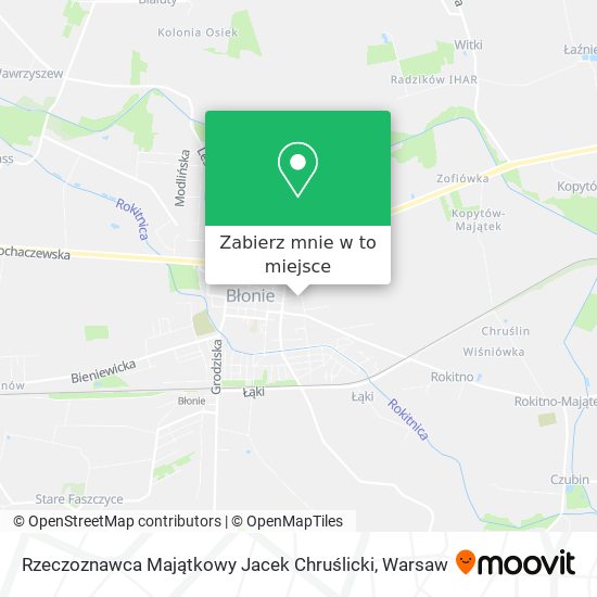 Mapa Rzeczoznawca Majątkowy Jacek Chruślicki