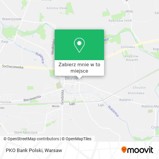 Mapa PKO Bank Polski