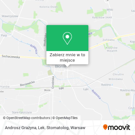 Mapa Androsz Grażyna, Lek. Stomatolog