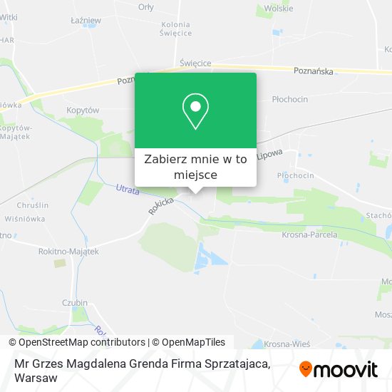 Mapa Mr Grzes Magdalena Grenda Firma Sprzatajaca