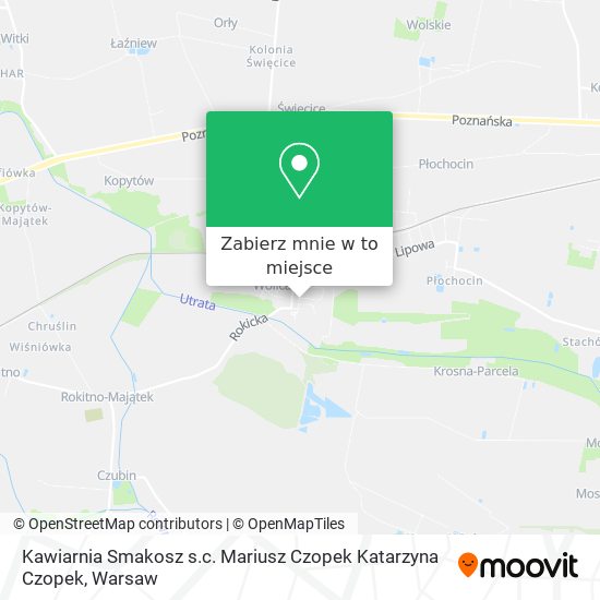 Mapa Kawiarnia Smakosz s.c. Mariusz Czopek Katarzyna Czopek