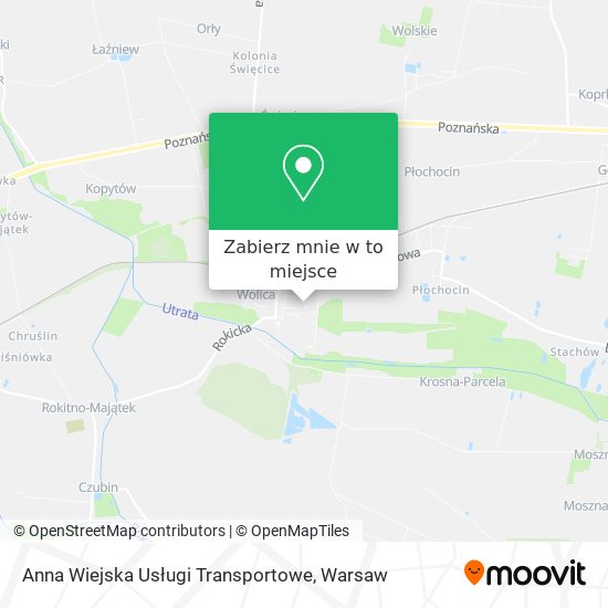 Mapa Anna Wiejska Usługi Transportowe