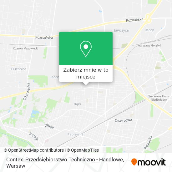 Mapa Contex. Przedsiębiorstwo Techniczno - Handlowe