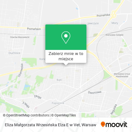 Mapa Eliza Małgorzata Wrzesińska Elza E w Vet